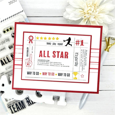 All Star 4x6 Collage Stamps