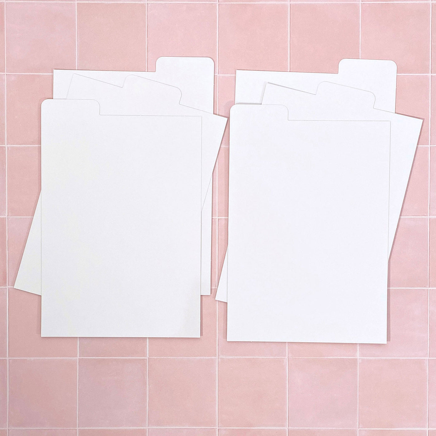 Cling & Store White Tabbed Dividers - Large